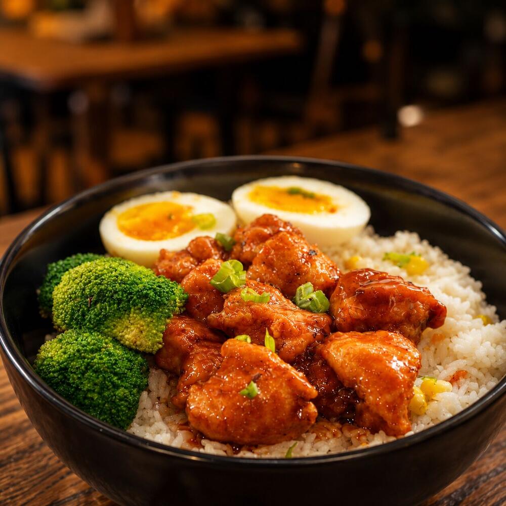 P1.Hawaiian Chicken Rice Bowl
