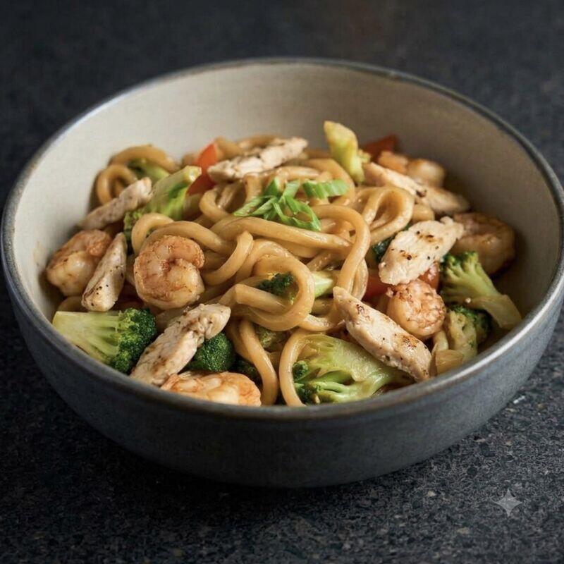 U3. Yaki Combo Udon